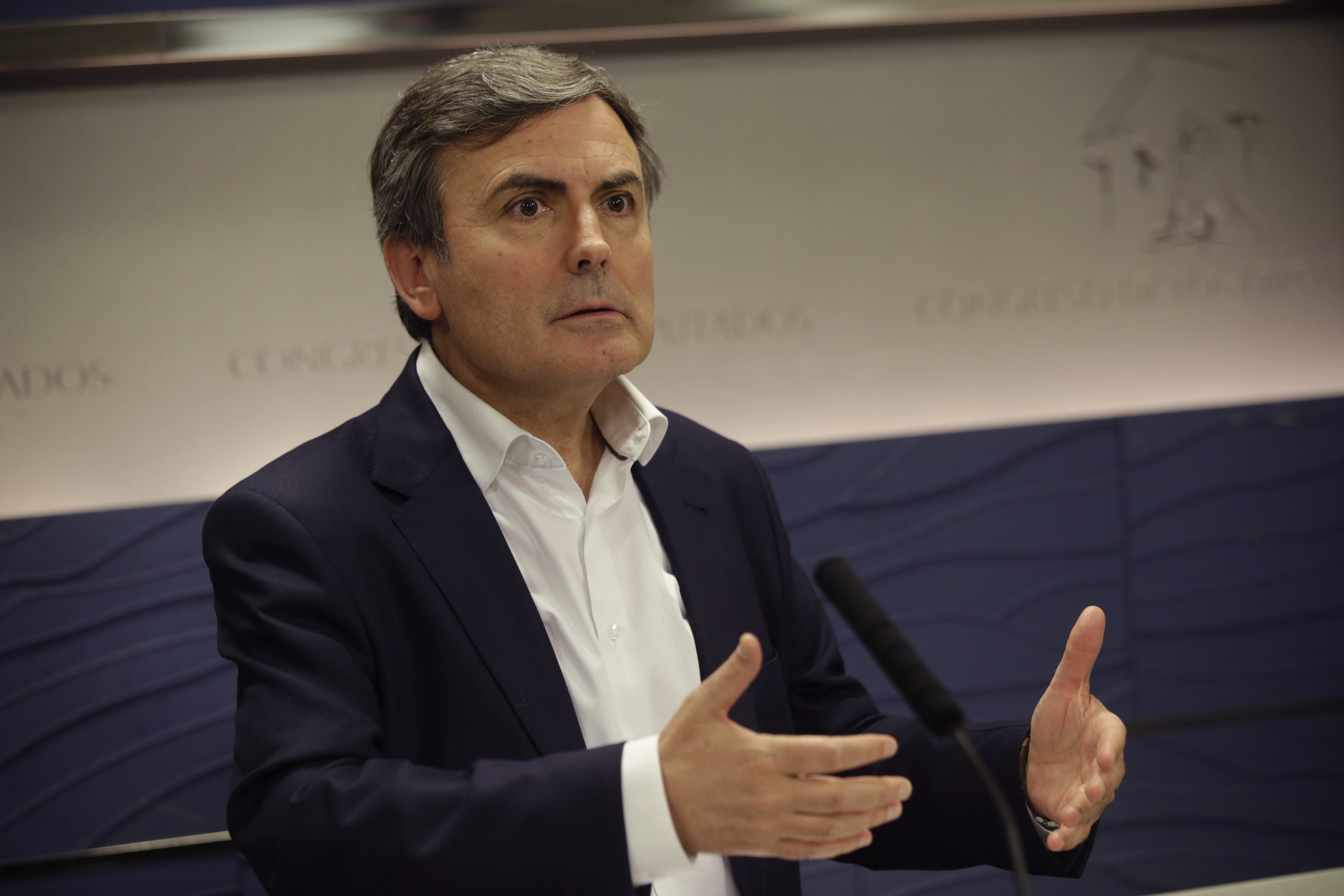 El diputado Pedro Saura, portavoz de Economía del PSOE en el Congreso