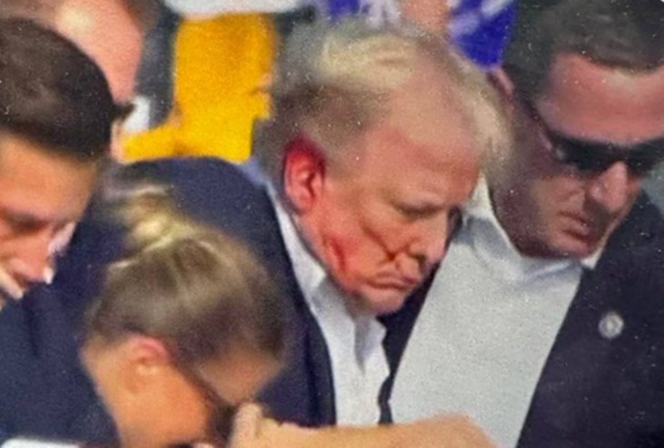 Donald Trump, evacuado de un mitin en Pensilvania