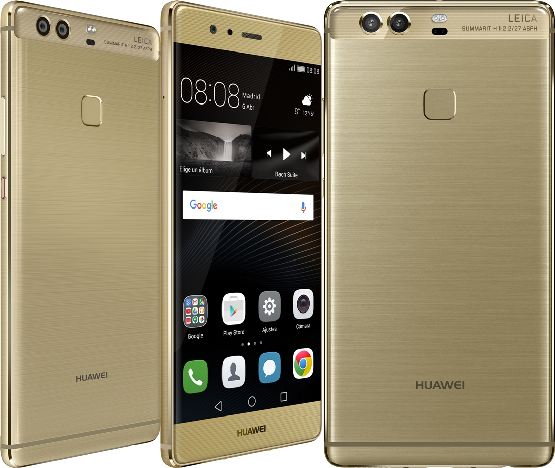 El nuevo Huawei P9 Plus Gold exclusivo para Vodafone y que ha sido presentado este jueves. 