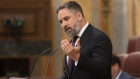 El líder de Vox, Santiago Abascal, en el Congreso. EP