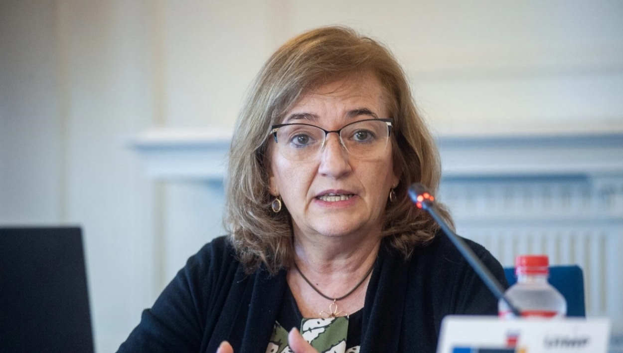 La presidenta de la AIReF, Cristina Herrero, en una imagen de archivo. EP