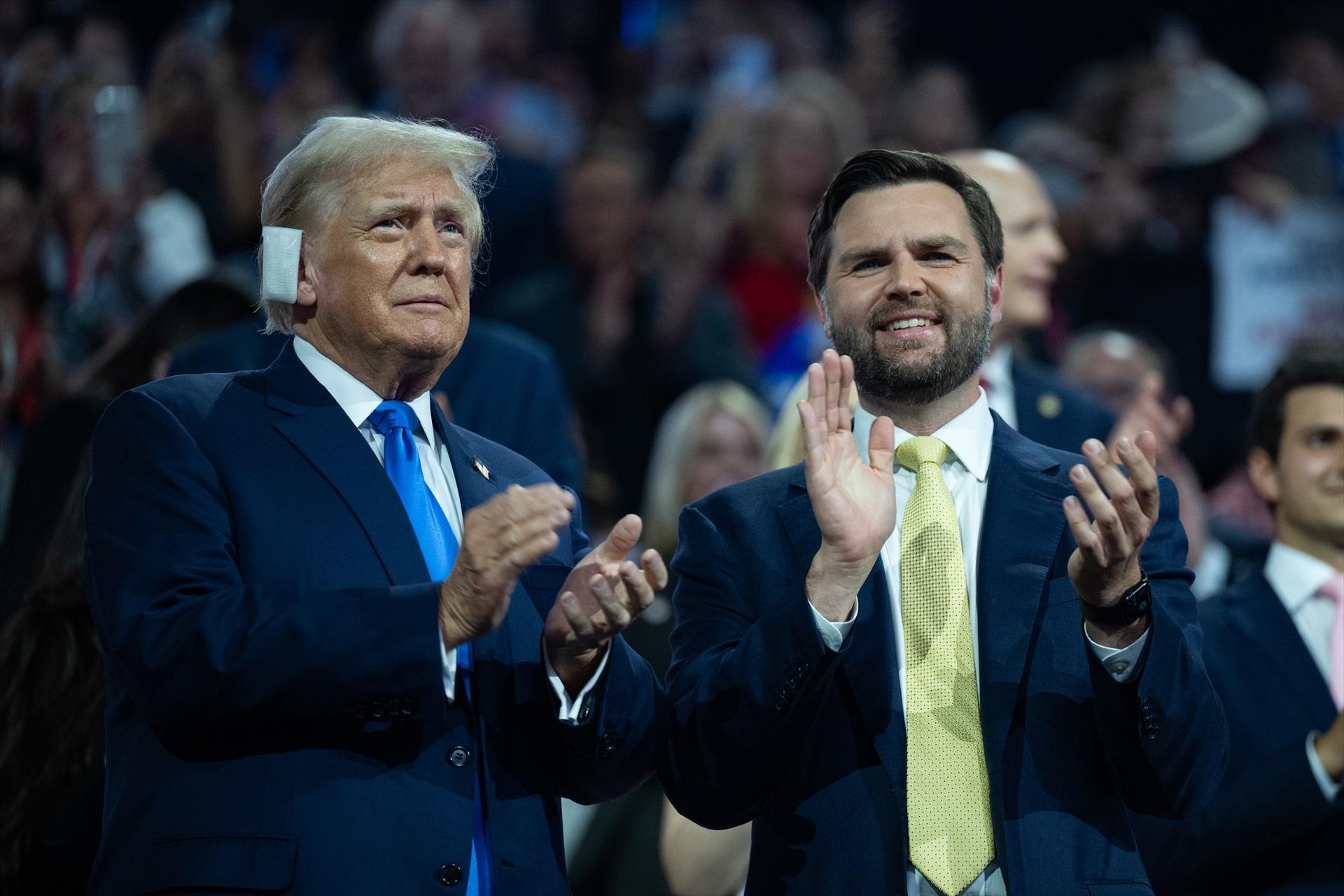 Donald J Trump y JD Vance. Archivo.