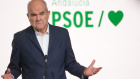 Manuel Chaves ofrece una rueda de prensa en la sede del PSOE A (Sevilla). EP