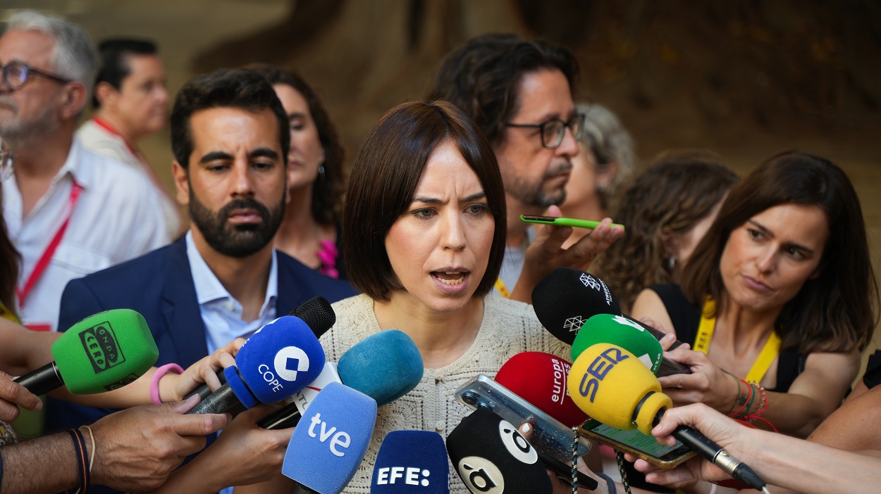 La ministra de Ciencia, Innovación y Universidades, y secretaria general del PSPV-PSOE, Diana Morant. EP