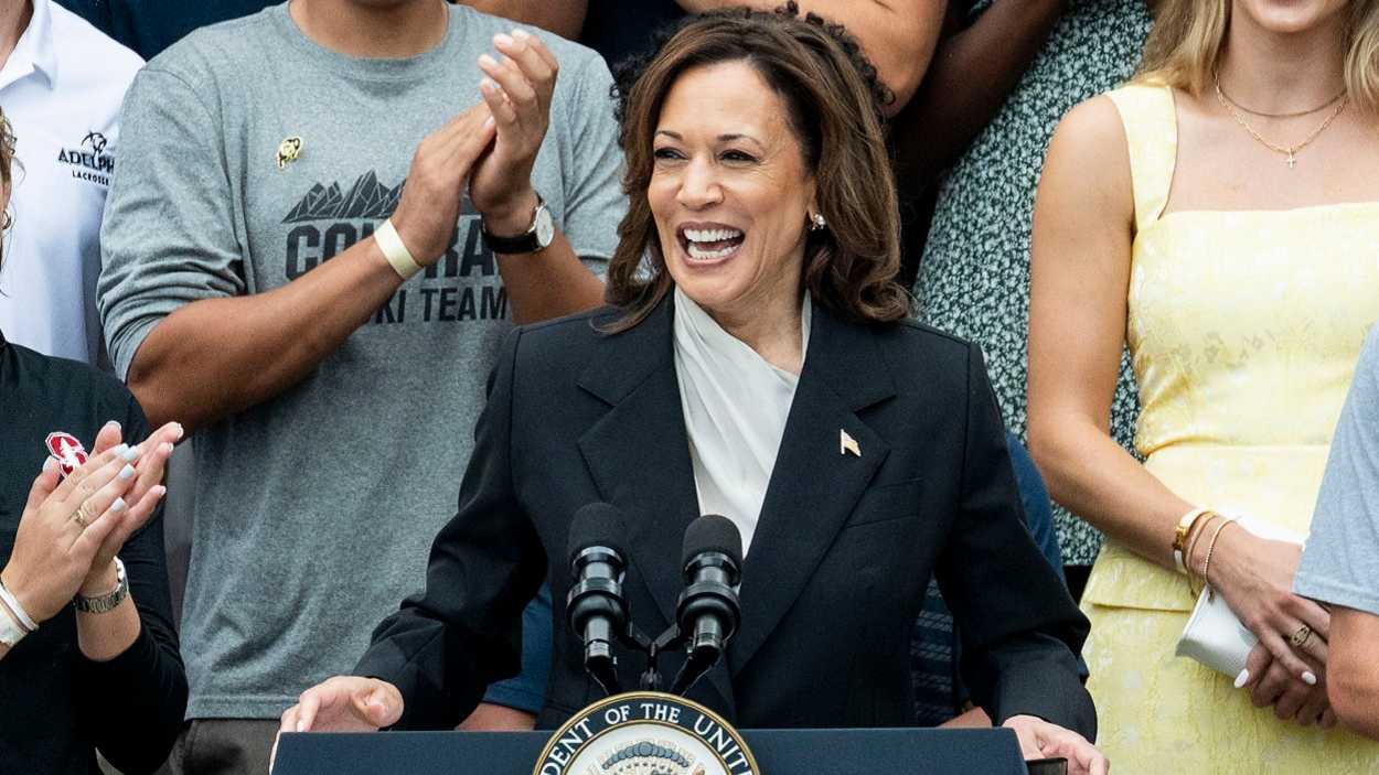 Kamala Harris, vicepresidenta de EEUU y posible sustituta de Joe Biden. EP