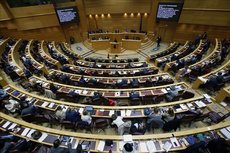 Vista general del pleno del Senado.