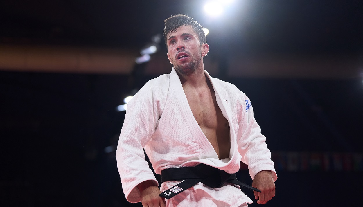El judoka Fran Garrigós, primer medallista español en París. EP