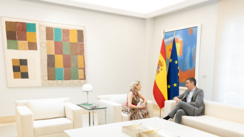 La reunión transcurre con normalidad entre ambos dirigentes. 