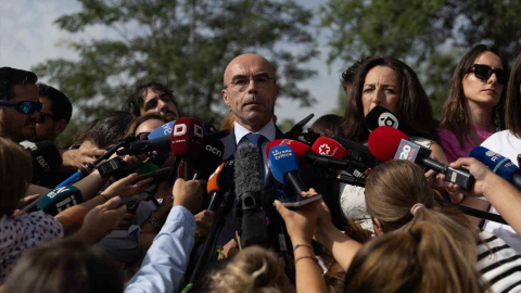 El juez Peinado interroga a Sánchez, la jornada en imágenes 