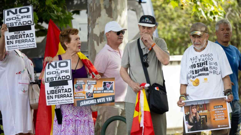El juez Peinado interroga a Sánchez, la jornada en imágenes 