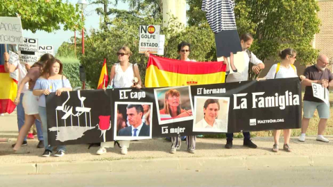 El juez Peinado interroga a Sánchez, la jornada en imágenes 