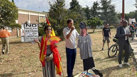 El juez Peinado interroga a Sánchez, la jornada en imágenes 