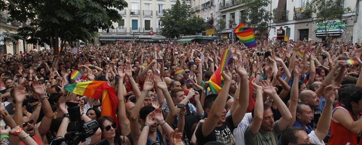 Imagen de archivo de las fiestas del Orgullo LGTBI+ en Madrid