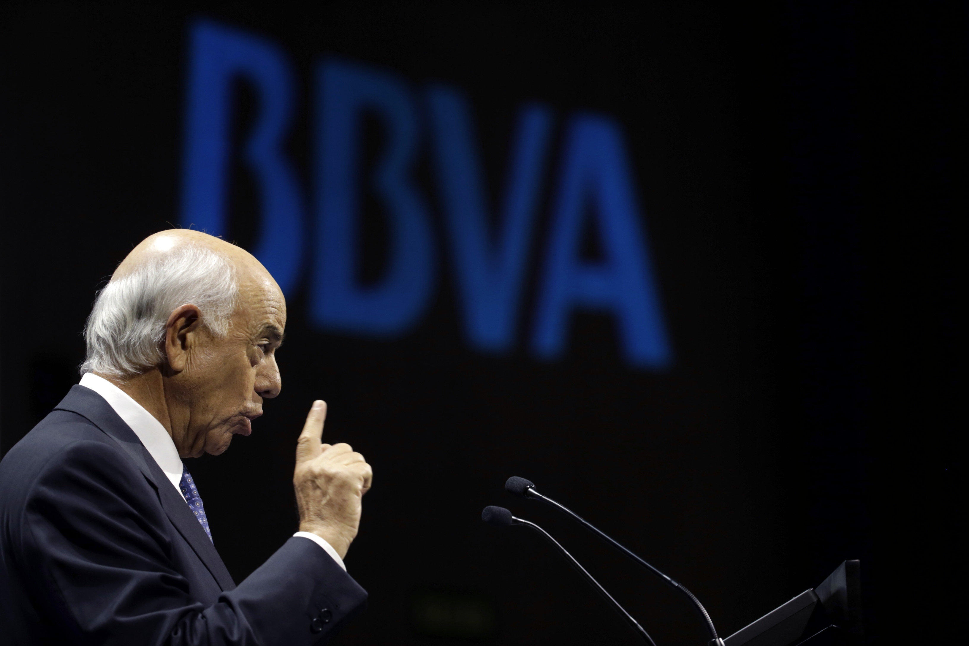 El presidente del BBVA, Francísco Gonzalez. 