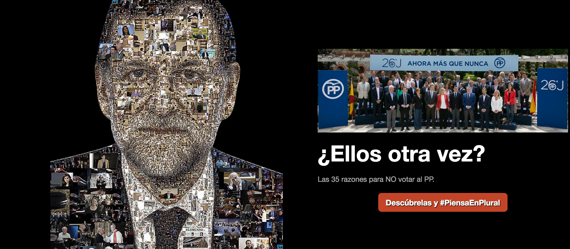 Mapa de la corrupción las 1001 caras de Rajoy