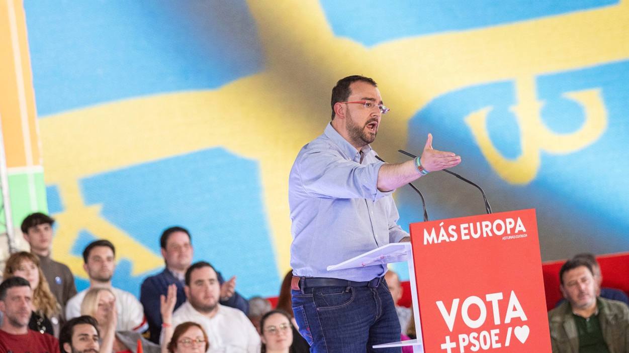 Adrián Barbón, presidente del Principado de Asturias. EP