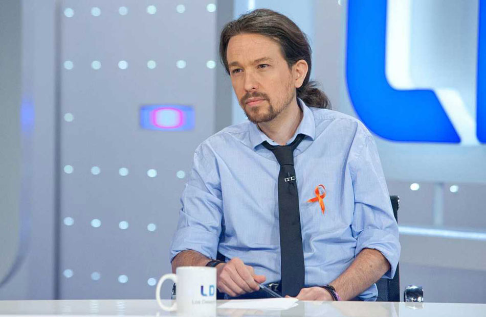 Pablo Iglesias entrevistado en TVE
