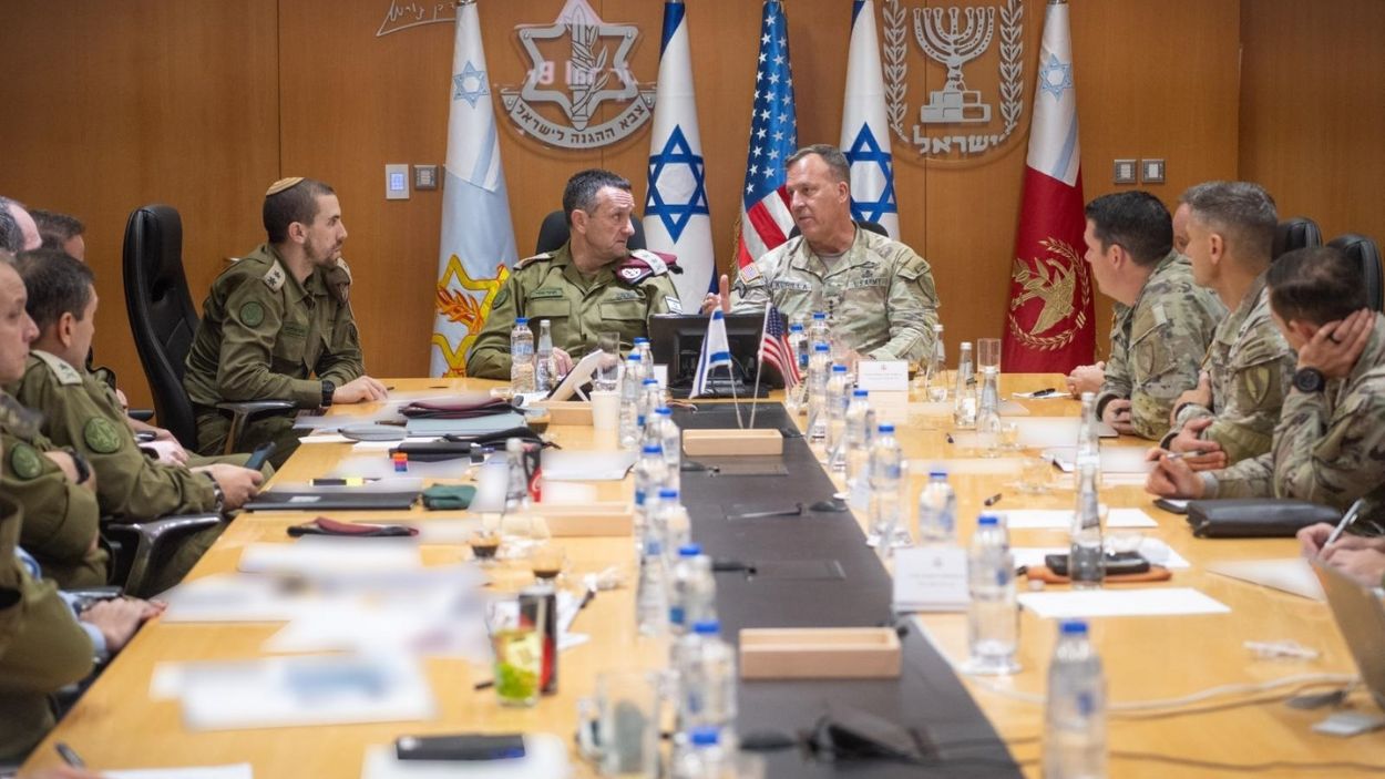 Reunión del jefe del Mando Central de EEUU con el Ejército de Israel (EP)