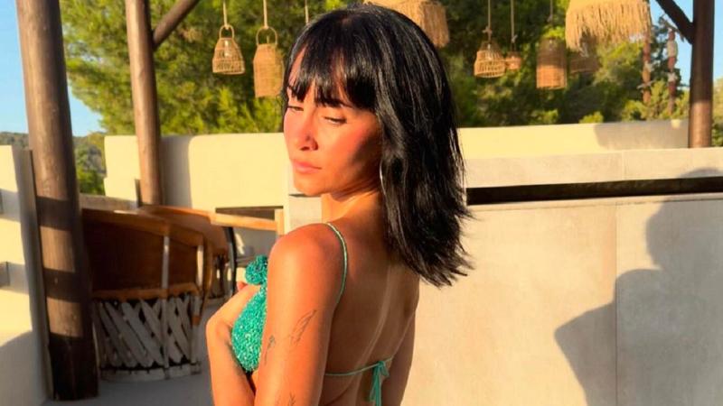 La cantante Aitana, en una villa de lujo en Ibiza. Instagram