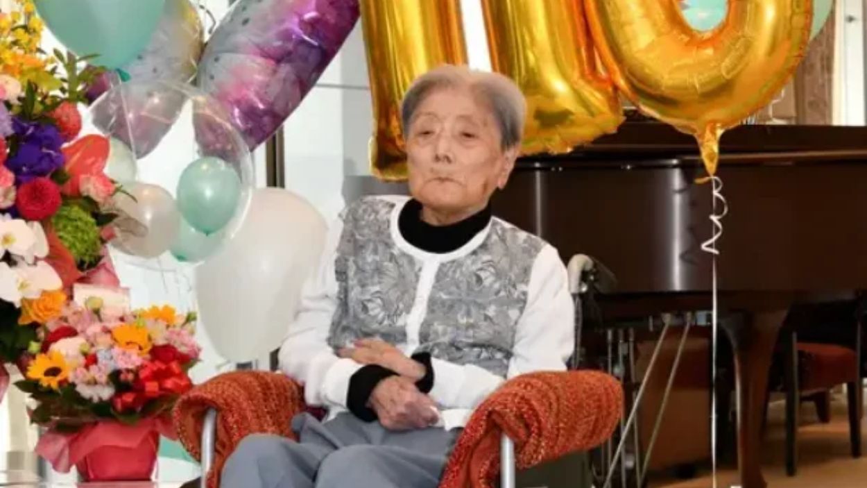 Tomiko Itooka, anciana japonesa de 116 años. Imagen: Redes sociales.