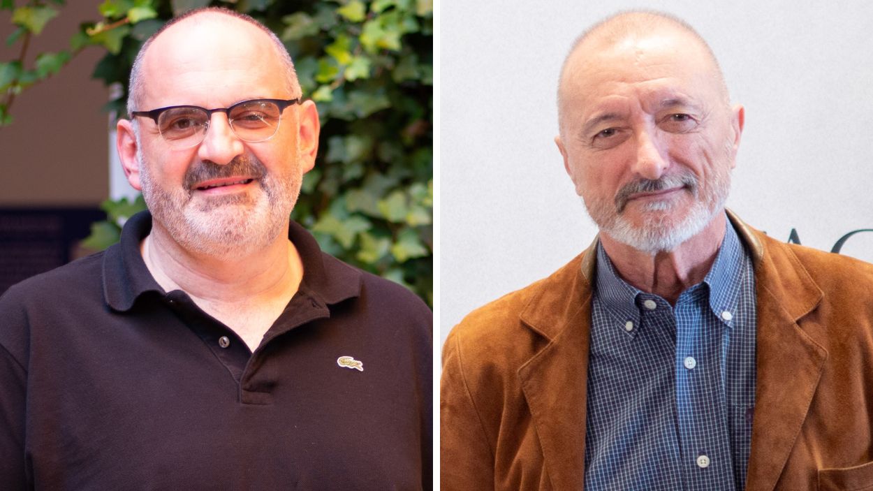 Antón Losada y Arturo Pérez Reverte. 