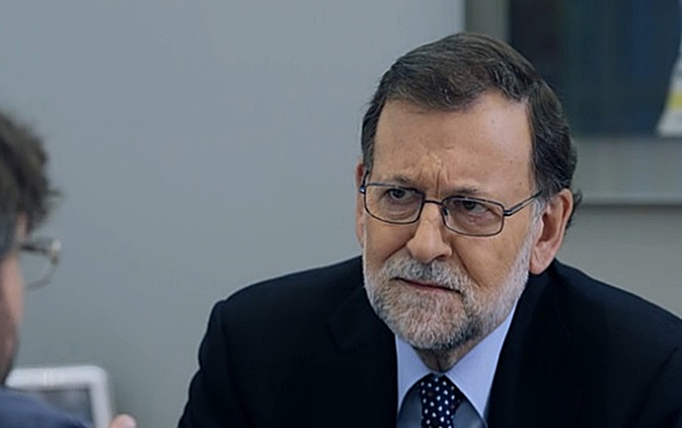Rajoy, en la imagen durante su entrevista en Salvados,  es prescindible para los votantes de su propio partido.