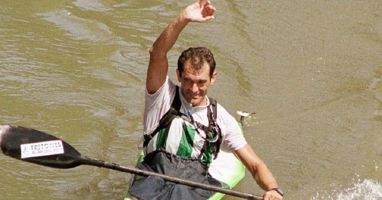 El piraguista Juan Carlos López Villalobos