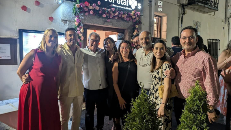 Ana Millán, Amalio Mejías en las fiestas de Navalcarnero Ana Millán, Amalio Mejías en las fiestas de Navalcarnero