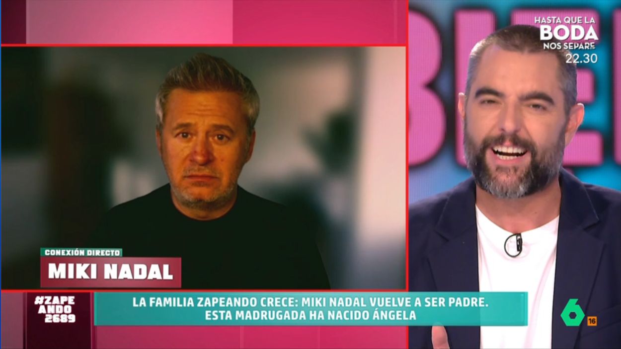 Miki Nadal, en 'Zapeando' con Dani Mateo. Atresmedia Televisión