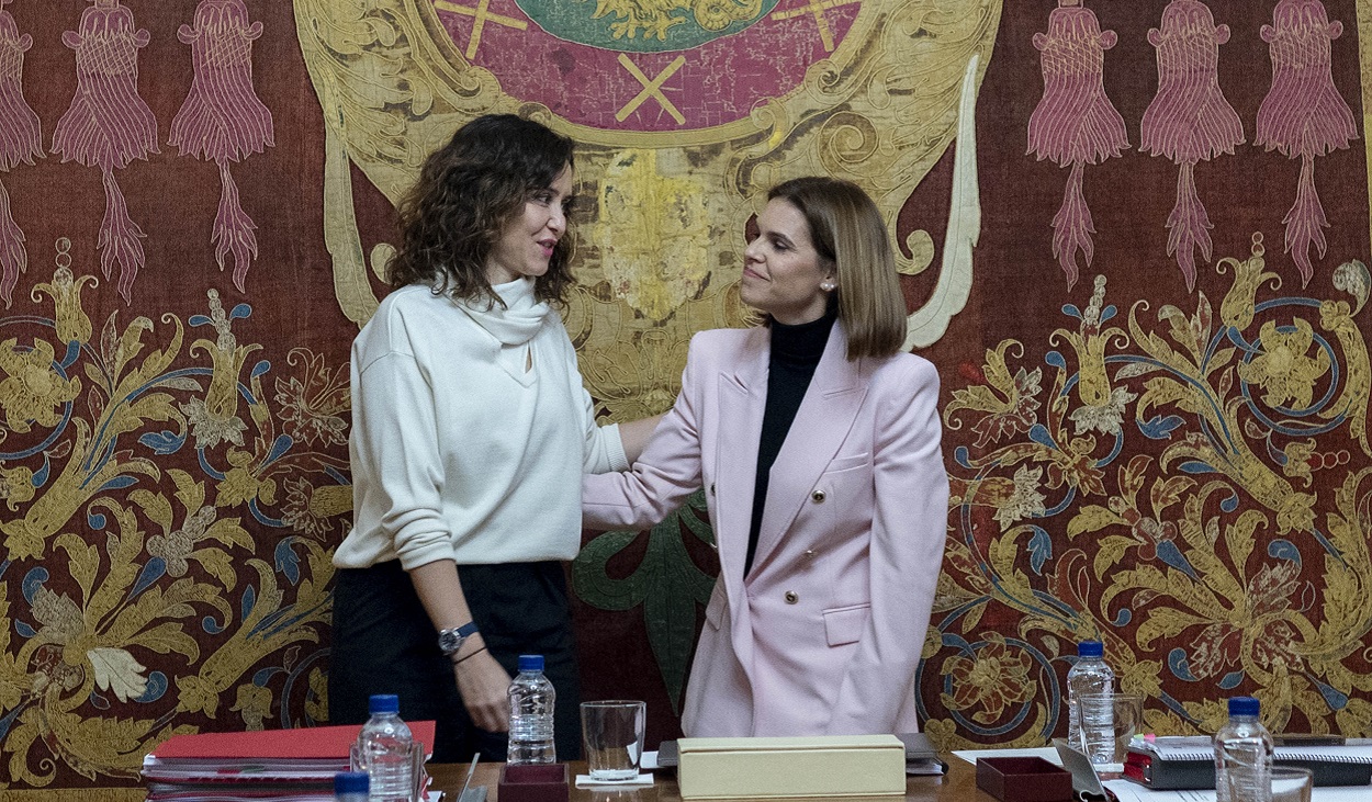 Isabel Díaz Ayuso y Judith Piquet