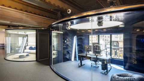 Estudio de grabación del nuevo Espacio Movistar. Imagen @juanbaraja