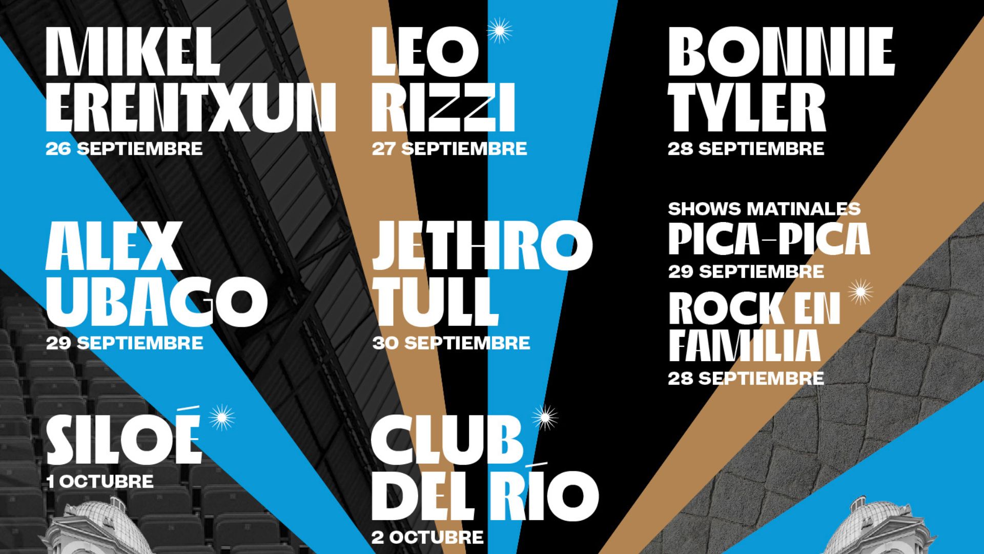 Cartel oficial del Festival CaixaBank Madrid Live Experience 2024.