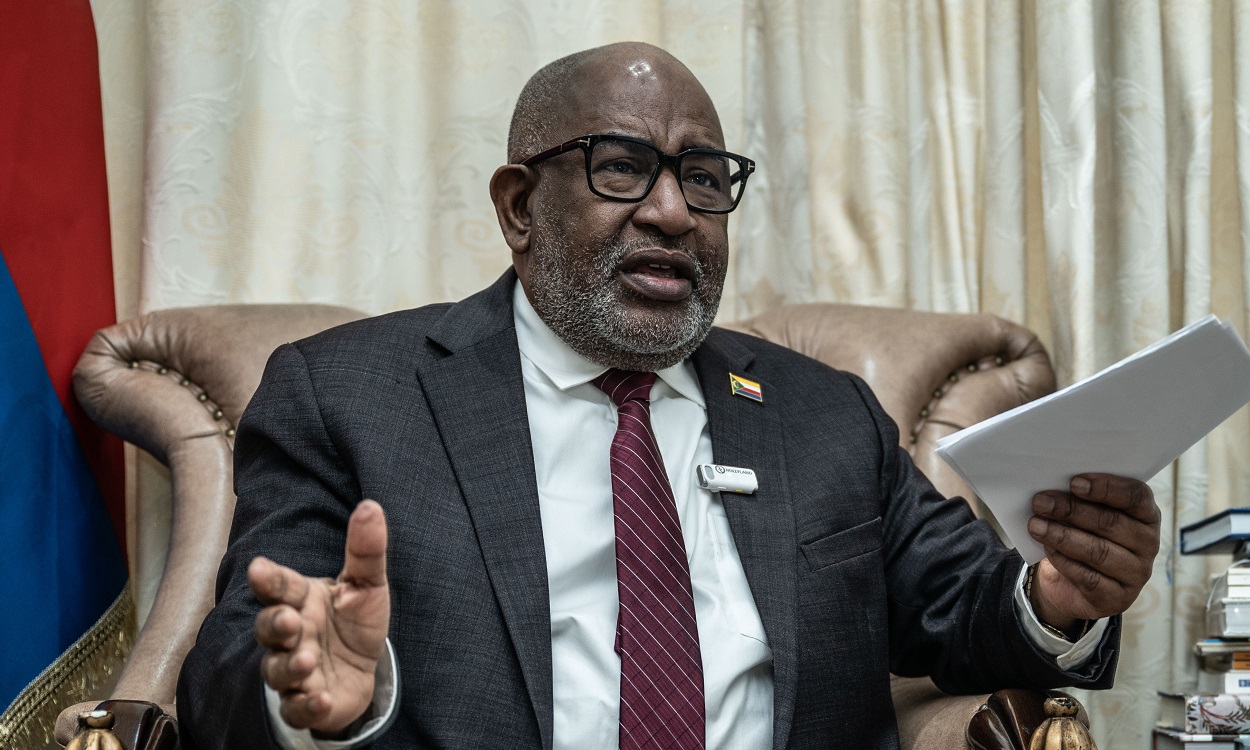 El presidente de Comoras, Azali Assoumani. EP