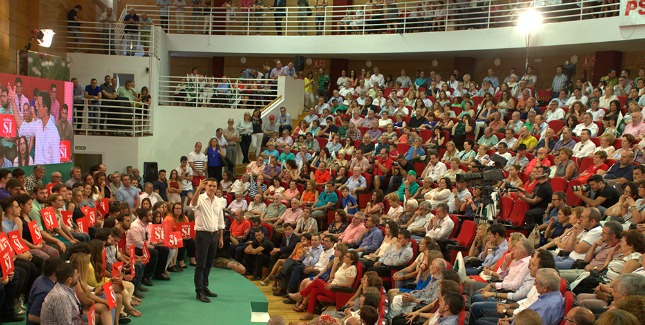 Pedro Sánchez en Málaga. PSOE