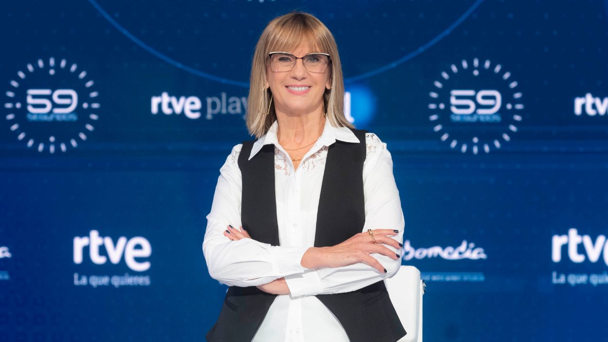 Gemma Nierga, presentadora de '59 segundos'. TVE