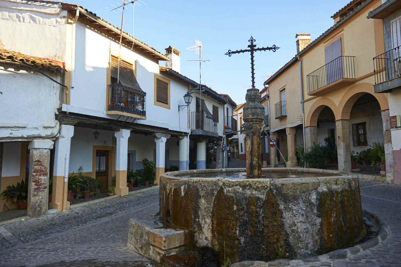 Fuente de los chorros en Guadalupe, Cáceres (Foto Diputación Provincial de Cáceres)