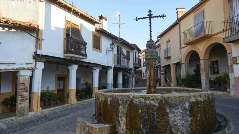 Fuente de los chorros en Guadalupe, Cáceres (Foto Diputación Provincial de Cáceres)