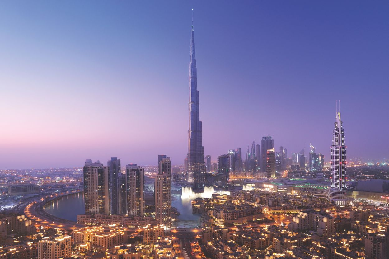 El rascacielos Burj Khalifa, en Dubai, ofrece unas vistas espectaculares © Turner Construction Company