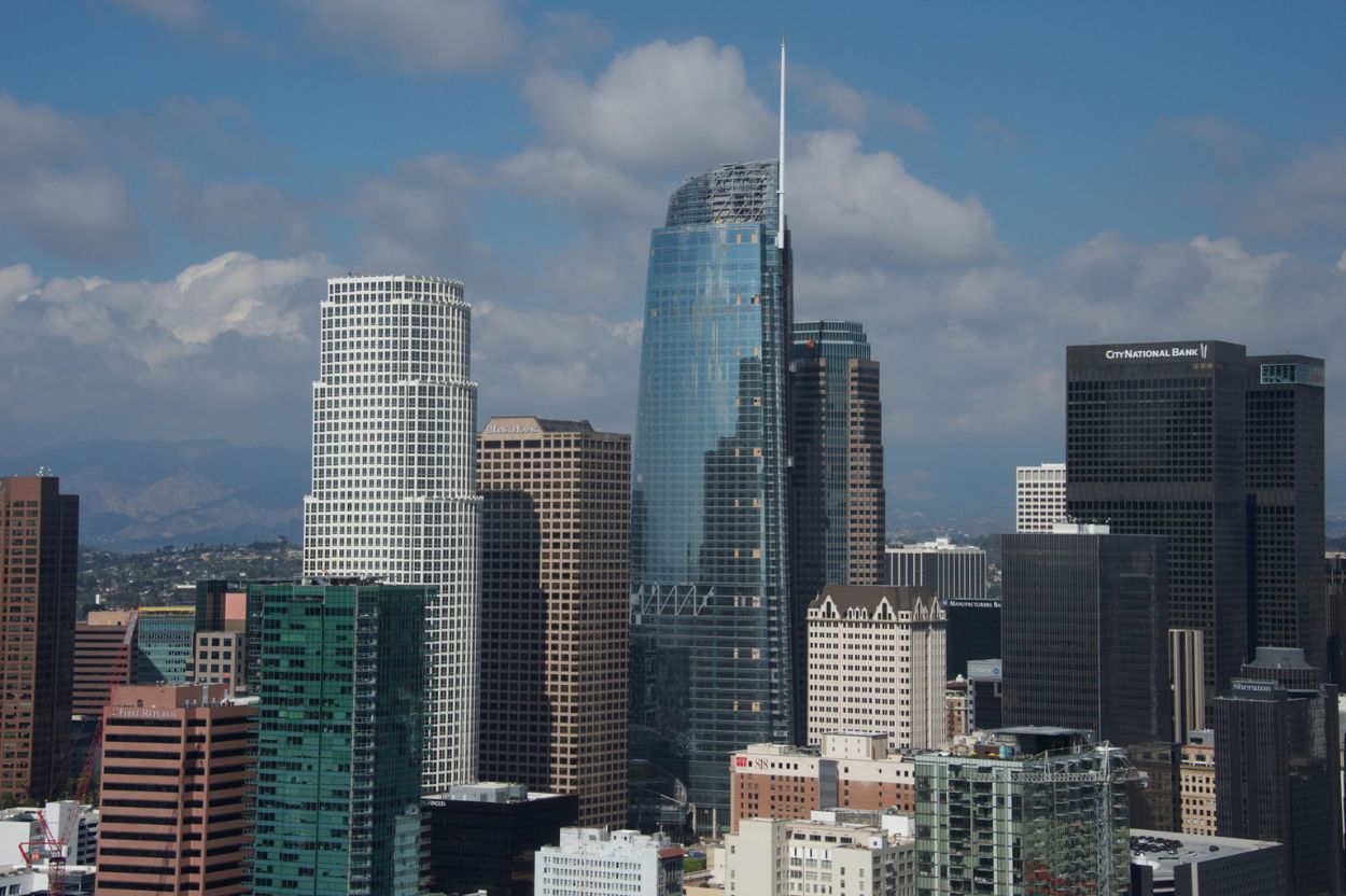 Wilshire Grand Center, el nuevo techo de Los Ángeles © Turner Construction Company