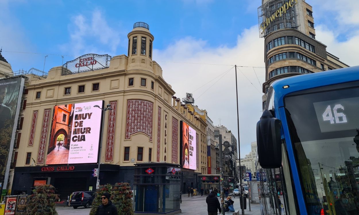 Imagen de la plaza de Callao, en Madrid