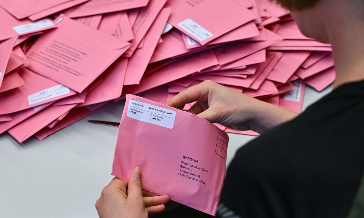 Recuento de votos en Brandeburgo (Alemania). EP