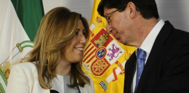 Susana Díaz y Juan Marín.