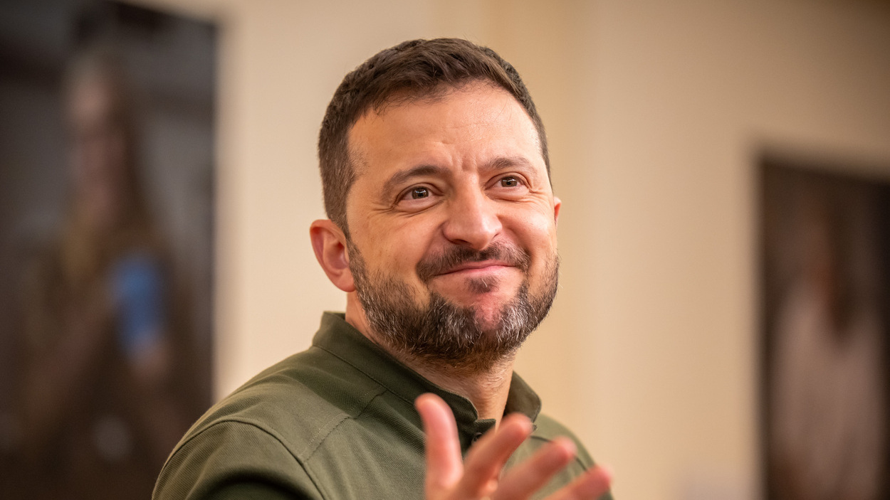Volodimir Zelenski, presidente de Ucrania, en su visita a Estados Unidos. E