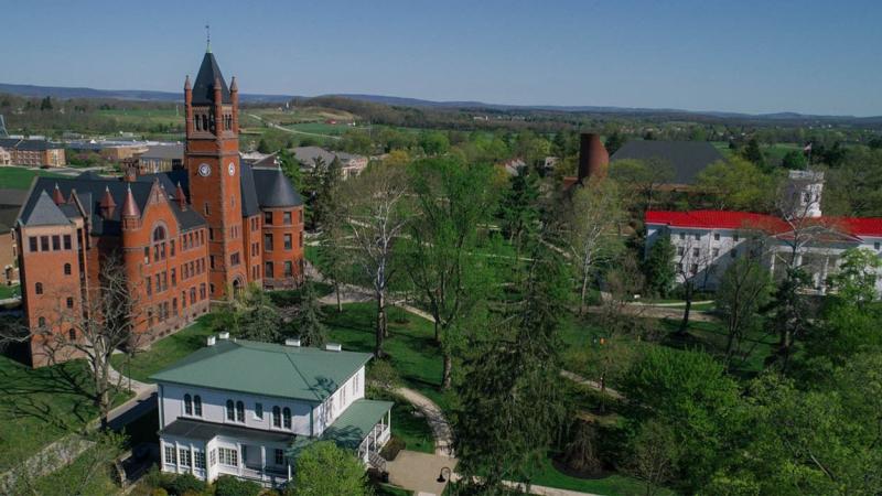 Campus de Gettysburg College, donde ha sido expulsado un estudiante por actos racistas (Web del Gettysburg College)