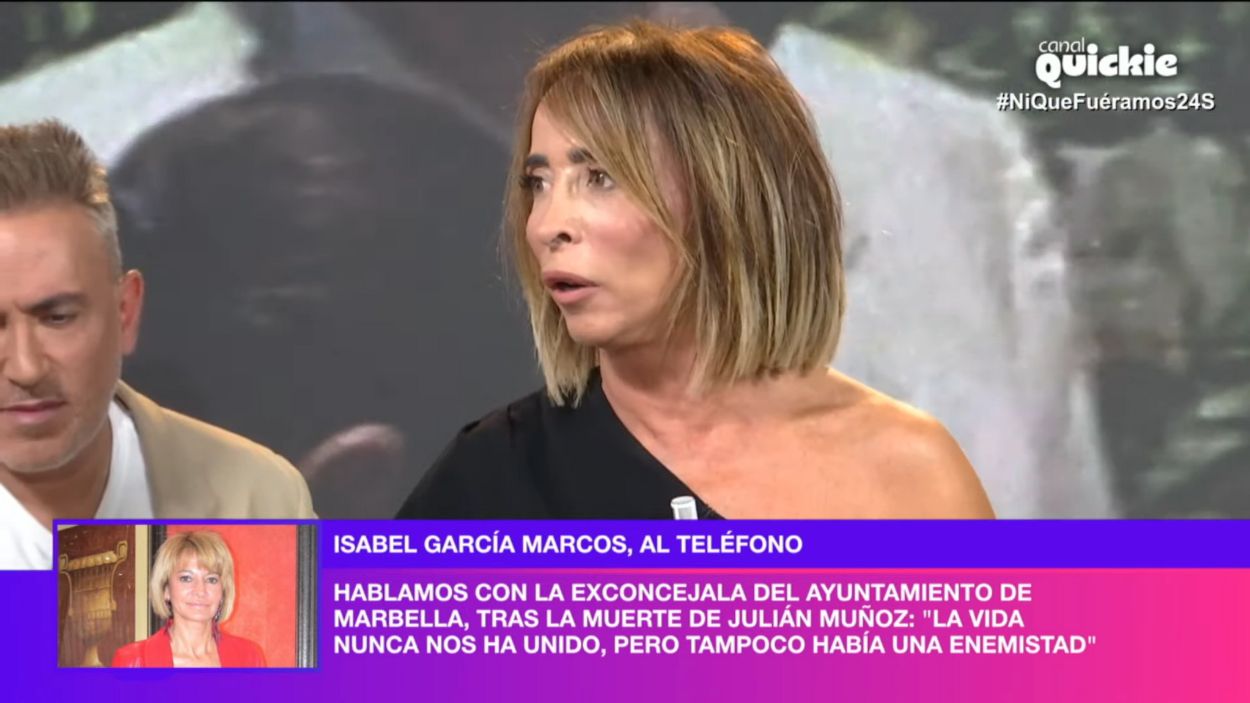 El contundente discurso de María Patiño tras la muerte de Julián Muñoz. Canal Quickie