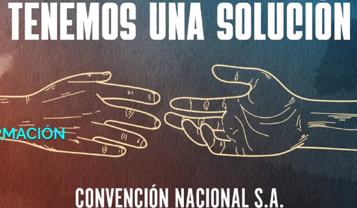 Cartel de Sexólicos Anónimos para su próxima convención.