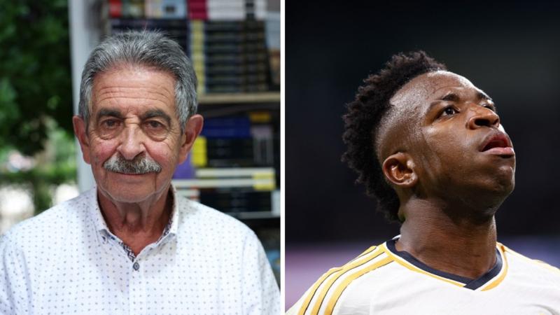 Miguel Ángel Revilla y Vinicius Jr. Elaboración propia