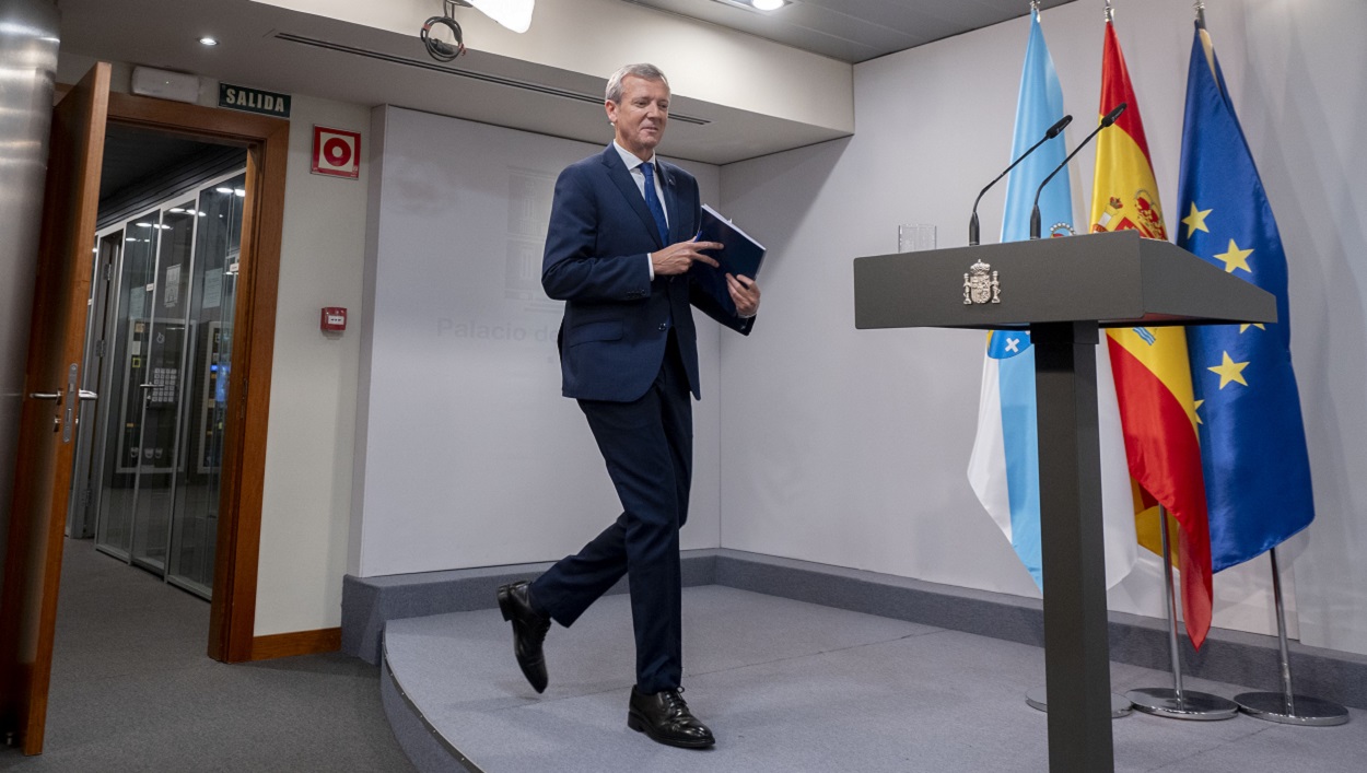 El presidente de la Xunta de Galicia, Alfonso Rueda. EP