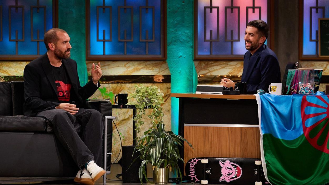 Jorge Ponce y David Broncano, en 'La Revuelta'. TVE