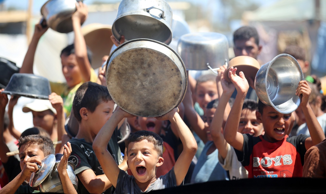 Niños en la Franja de Gaza. EP